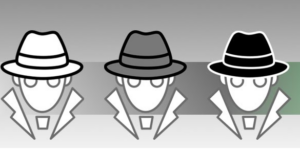 white hat hacker, gray hat hacker, black hat hacker